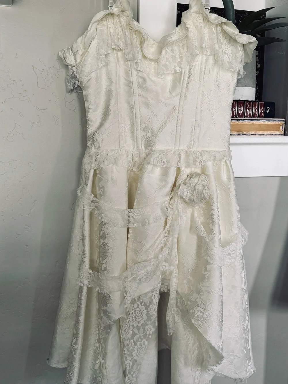 Dark in Love Ruffled Mini Dress Medium - Picture 2 of 7